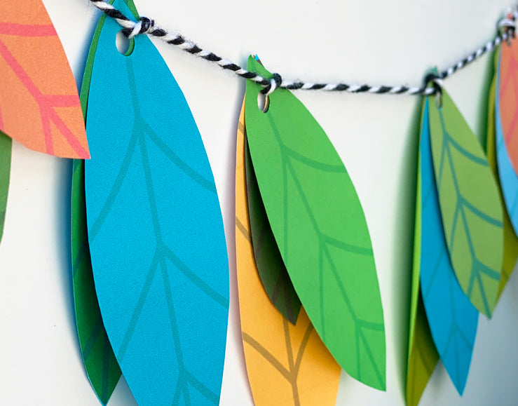 [DIY] Crea tu banderola de hojas de colores