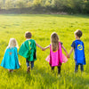 Capas superhéroes diferentes colores niños y niñas